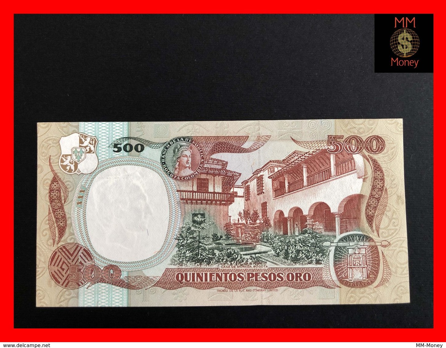 COLOMBIA 500 Pesos Oro 20.7.1984 P. 423 UNC - Colombia