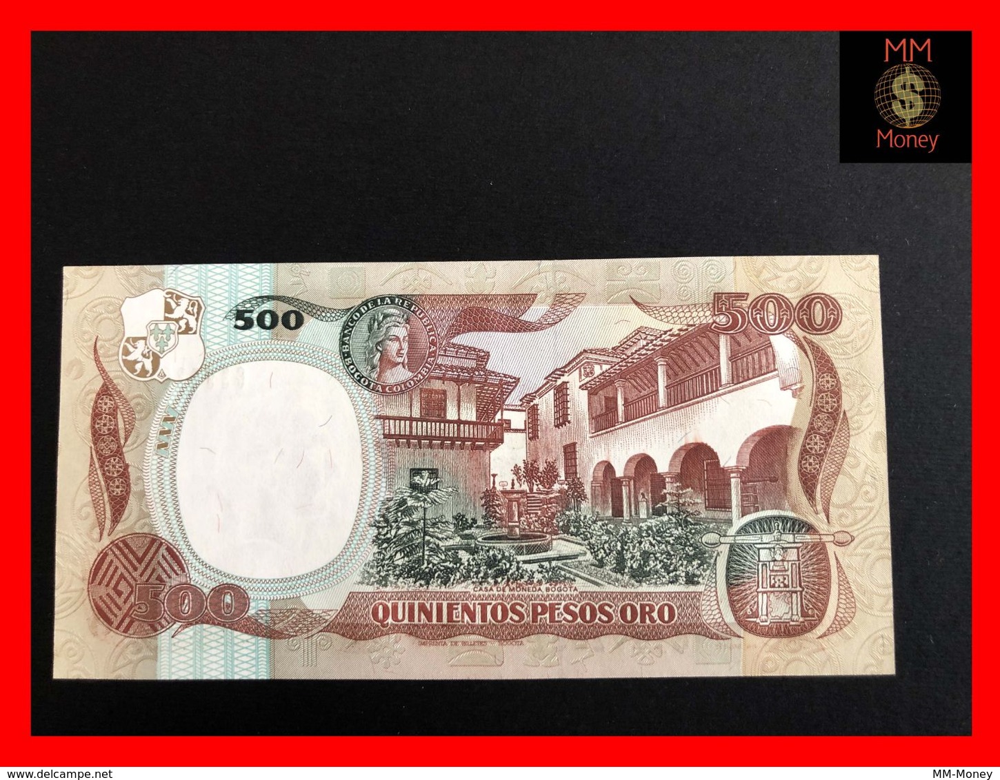 COLOMBIA  500 Pesos Oro 12.10.1987  P. 431  UNC - Colombia