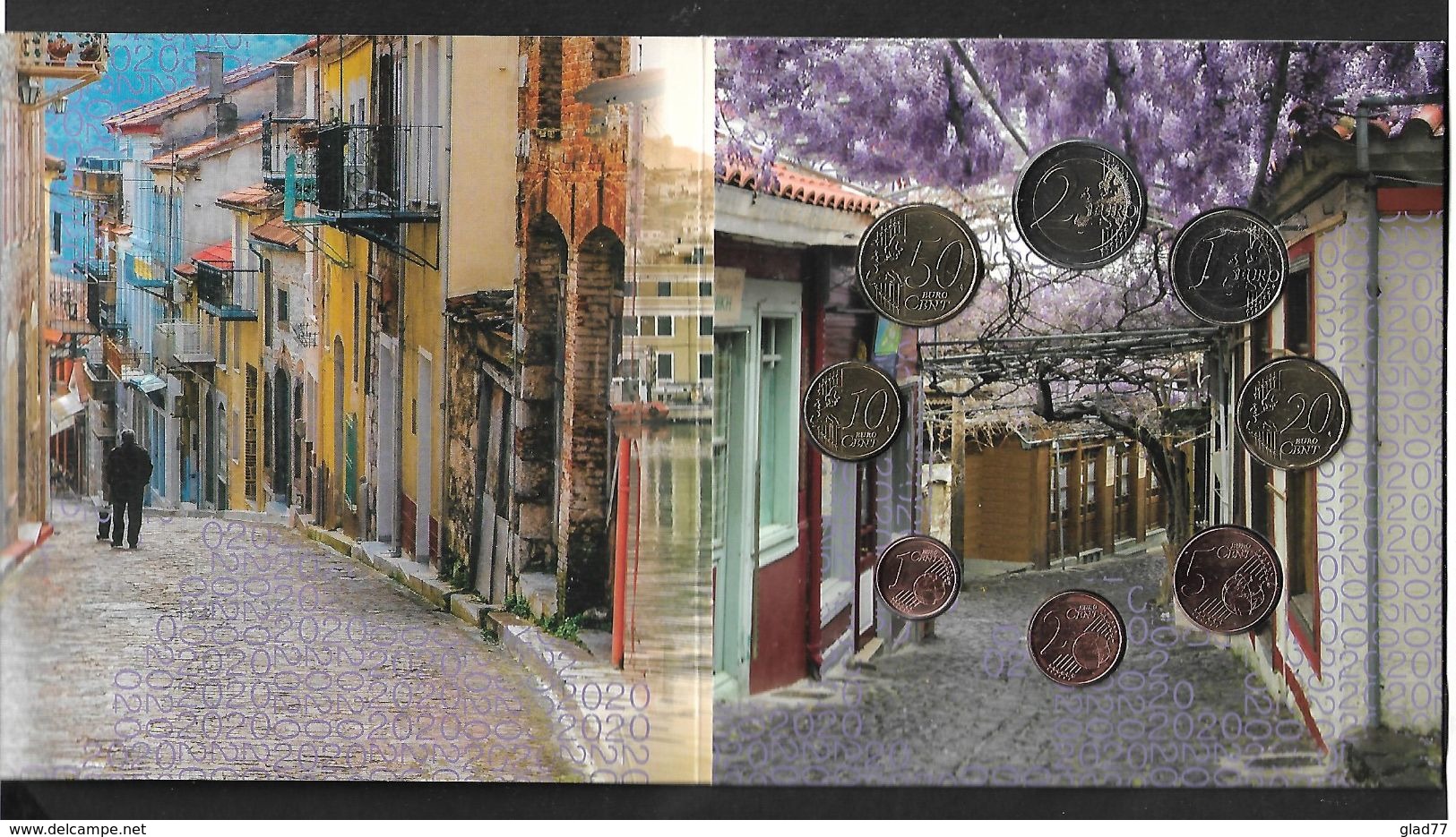 NEW! Officia-Original-Authentic  Blister With All 2020 EURO Coins (LESVOS Island!)  BU!! Very Rare! - Griechenland