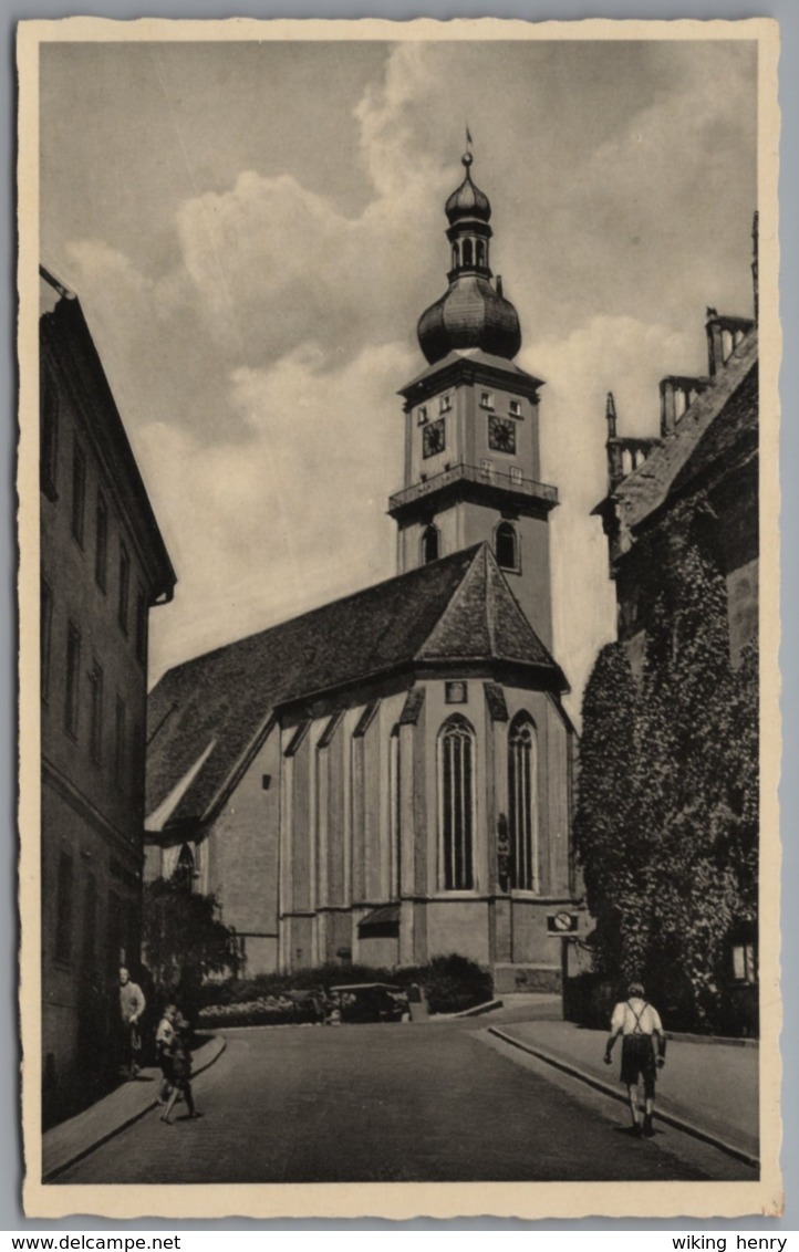 Sulzbach Rosenberg - S/w Pfarrkirche 1   Mit Fehldruck - Sulzbach-Rosenberg