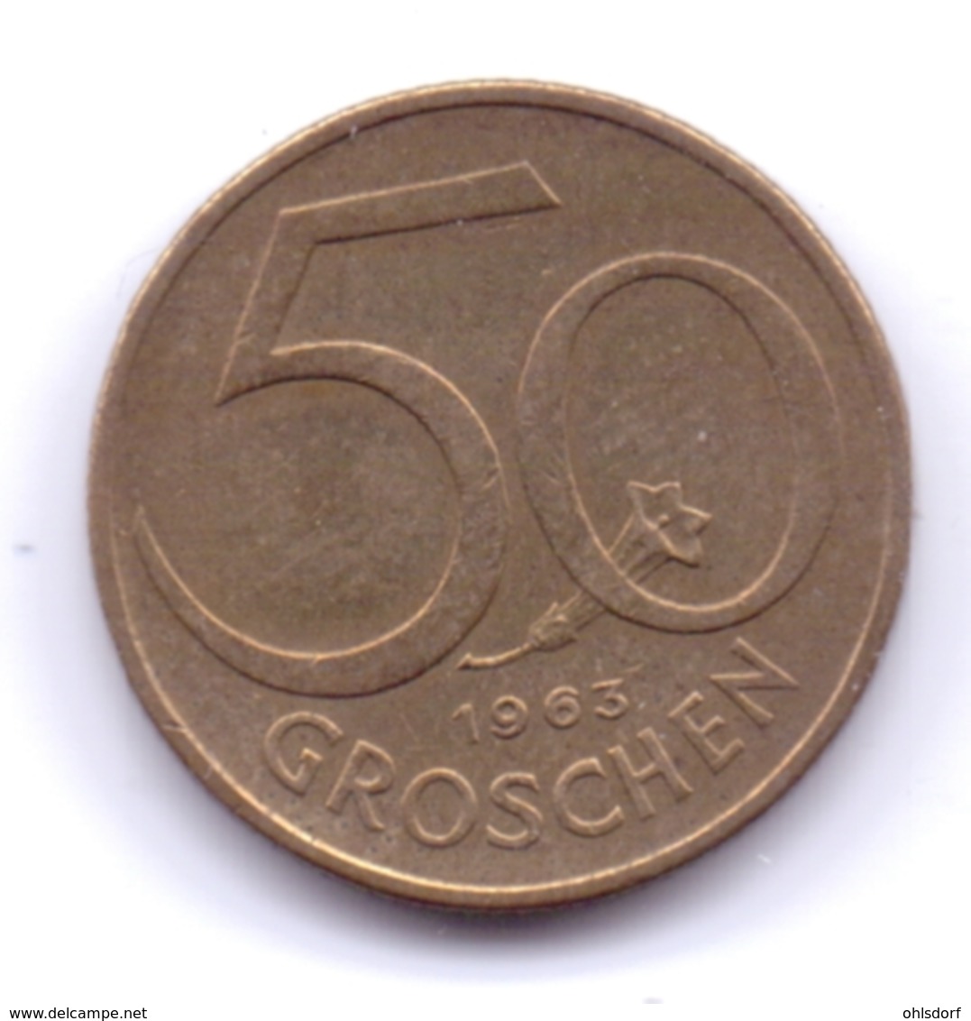 AUSTRIA 1963: 50 Groschen, KM 2885 - Autriche