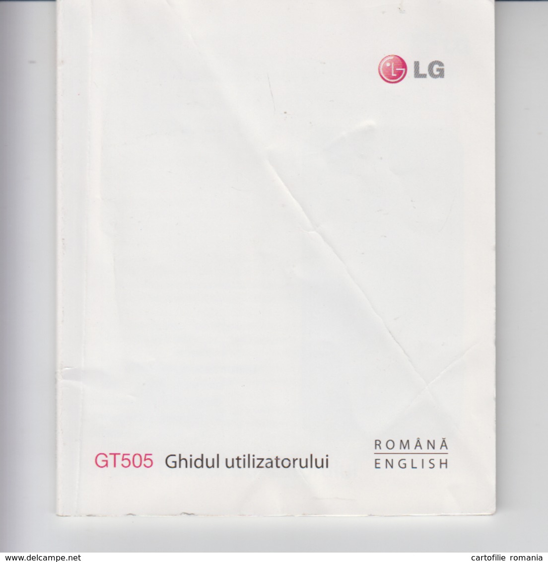 LG GT505 Telephone - Phone User's Manual - 112 Pages - Size Of The Book 120/100 Mm Telecommunications - Other & Unclassified