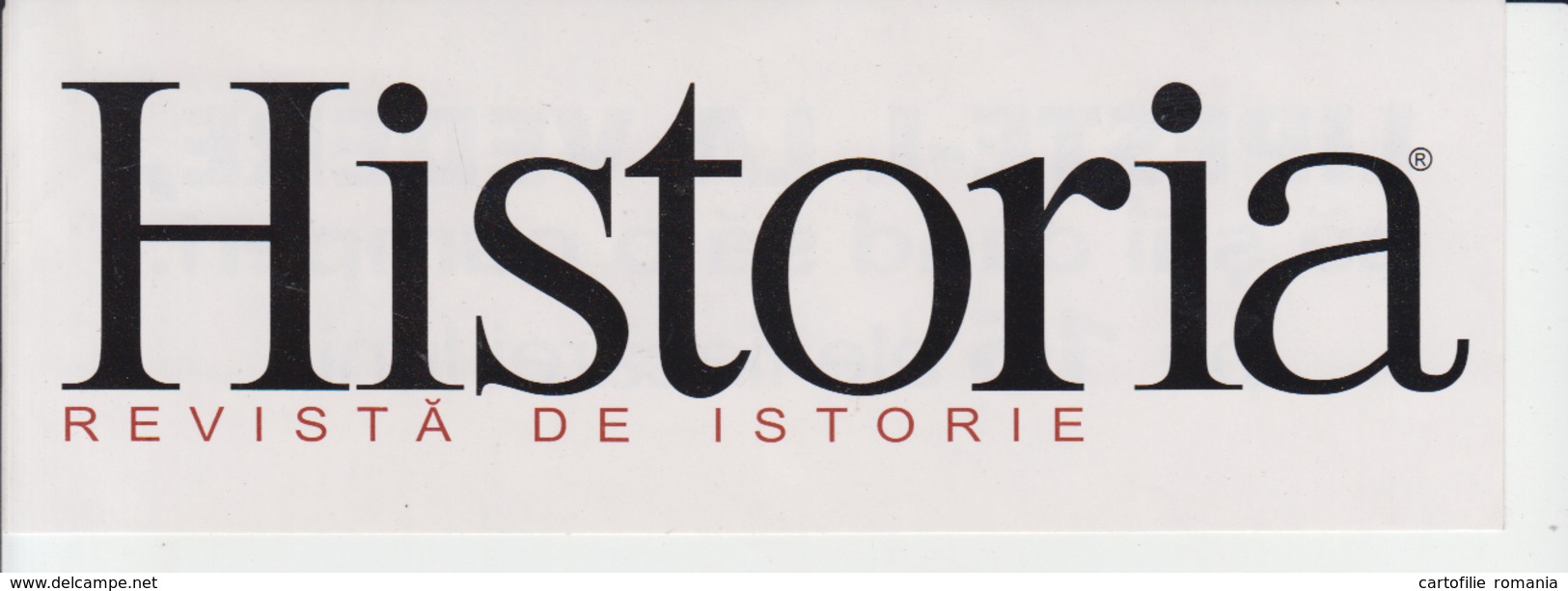 Adhesive Sticker - Historia Magazine - 207/75 Mm - Autres & Non Classés