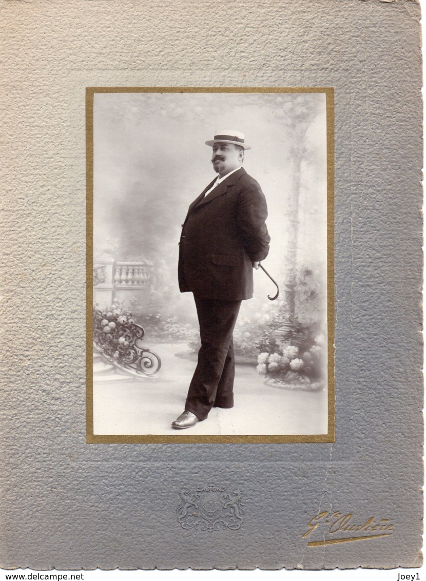 Photo Gustave Ouvière,Marseille 5 Rue De La Darse,portrait D'homme. - Anonyme Personen