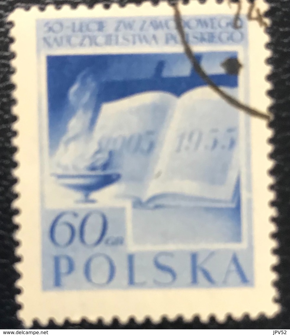 Polska - Poland - Polen - P1/9 - (°)used - 1955 - 50 Jaar Lerarensyndicaat - Michel Nr. 953A - Usados