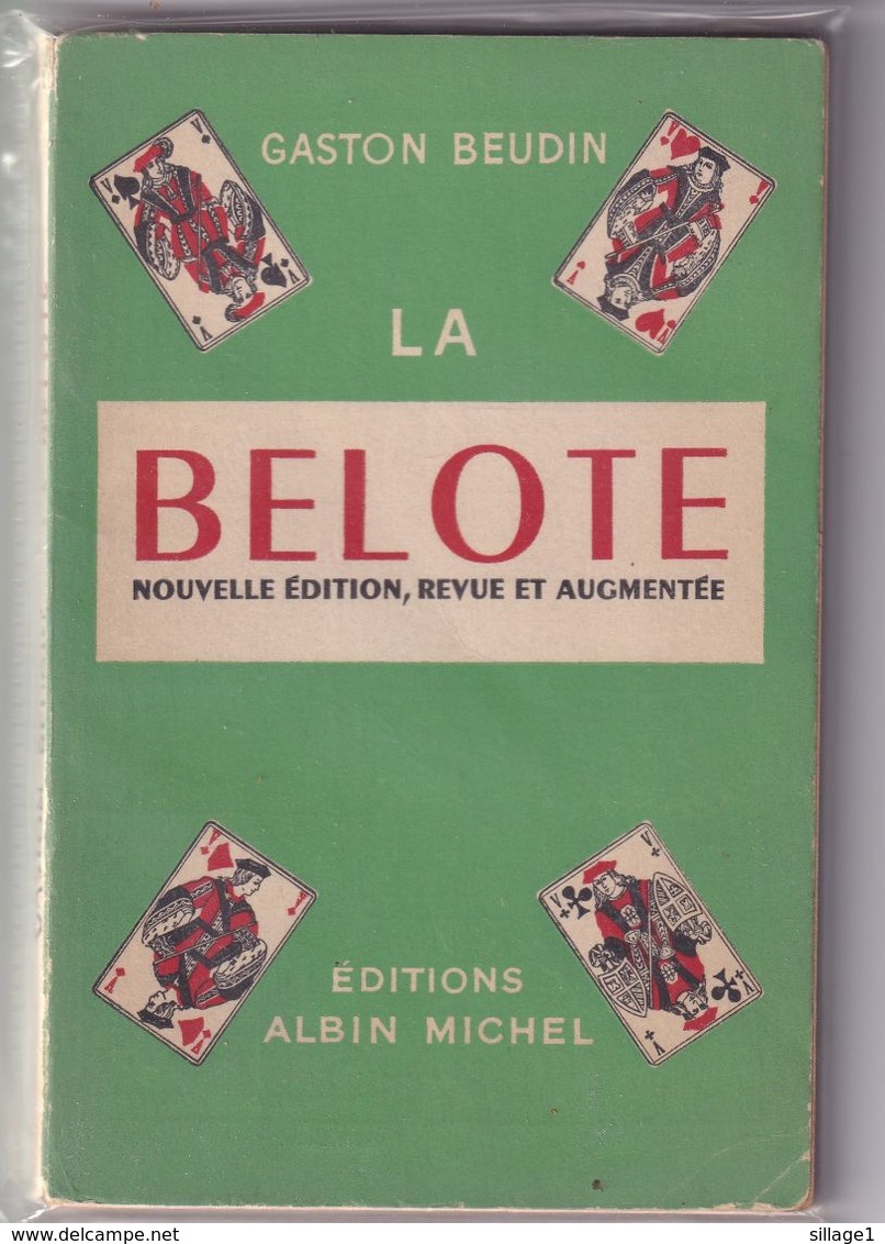 LA BELOTE Gaston BEUDIN - Edition Albin Michel - RARE - Jeux De Société