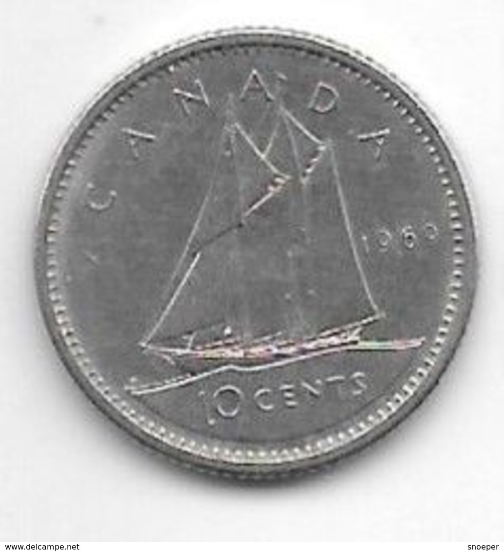 *canada 10 Cents 1969 Km 77.1 Unc - Canada