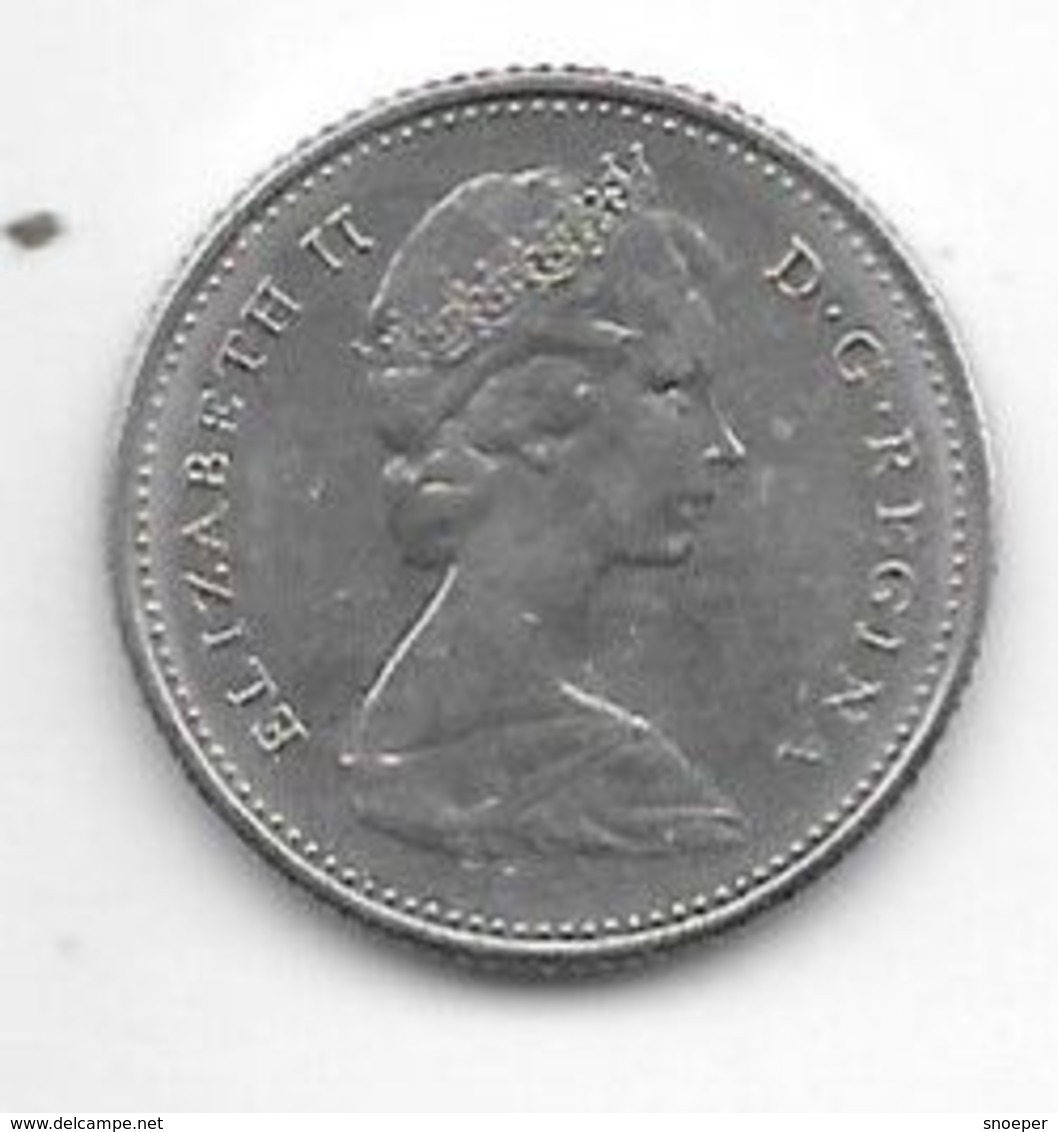 *canada 10 Cents 1969 Km 77.1 Unc - Canada