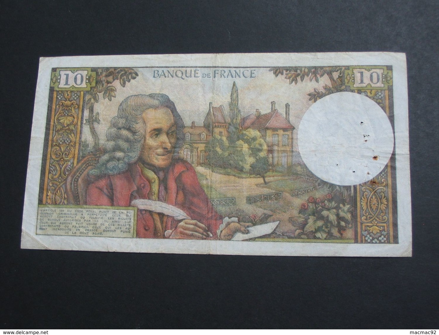 10 Dix Francs VOLTAIRE 5-1-1967   **** EN ACHAT IMMEDIAT **** - 10 F 1963-1973 ''Voltaire''