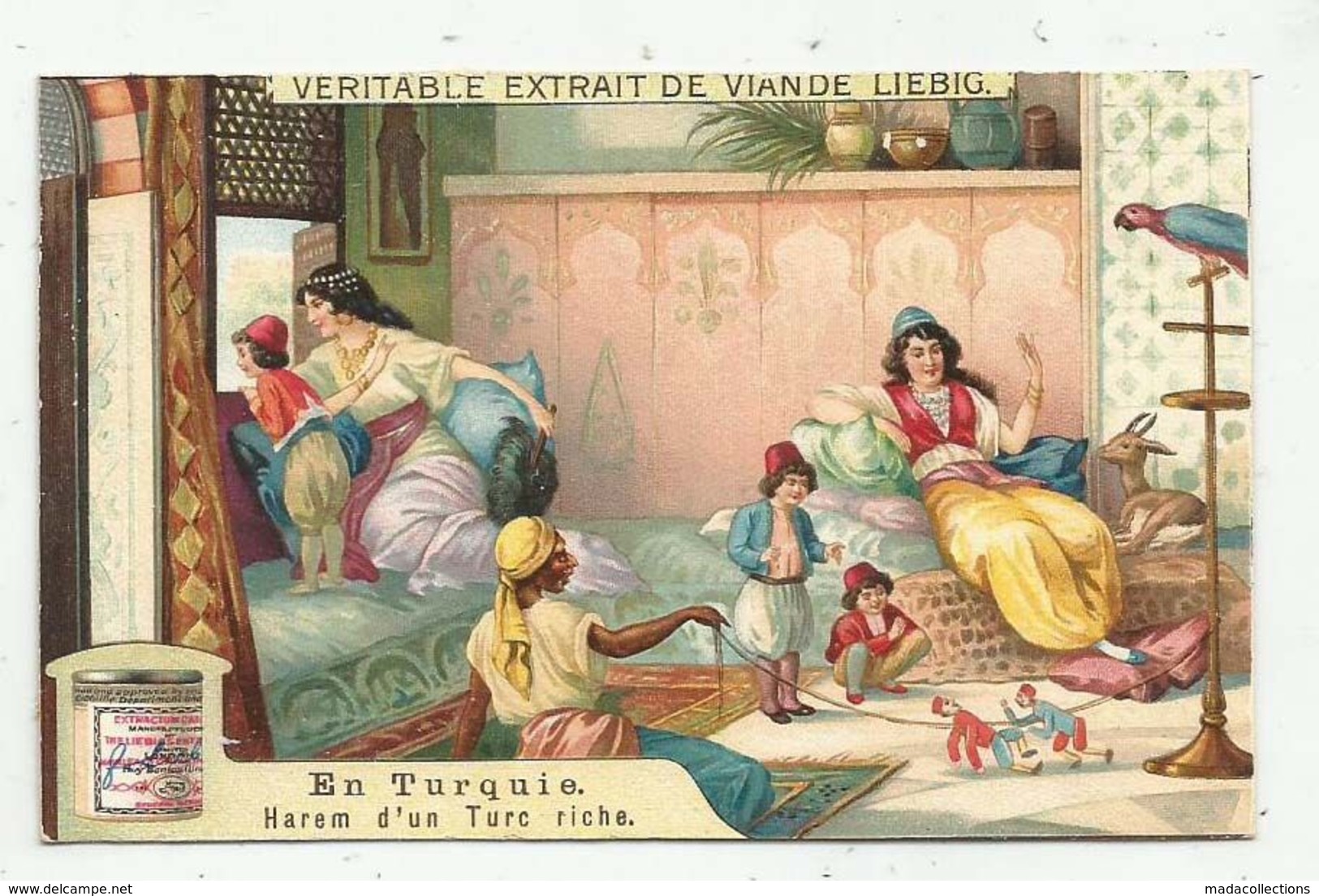 Chromo LIEBIG - En Turquie - Harem D'un Turc Riche - Liebig