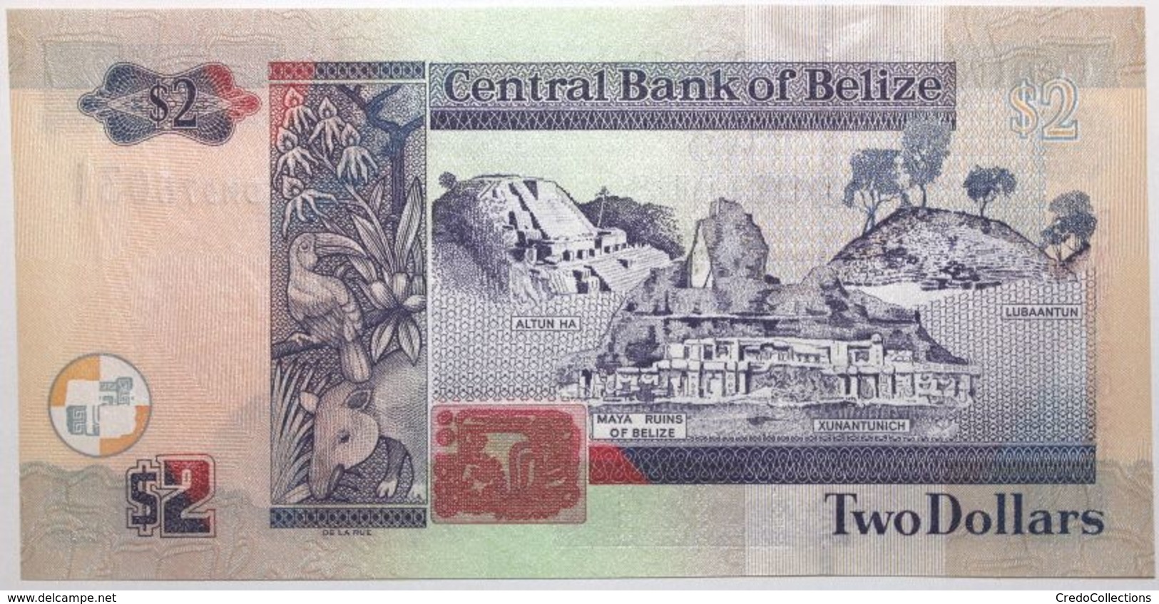 Belize - 2 Dollars - 2014 - PICK 66e - NEUF - Belice