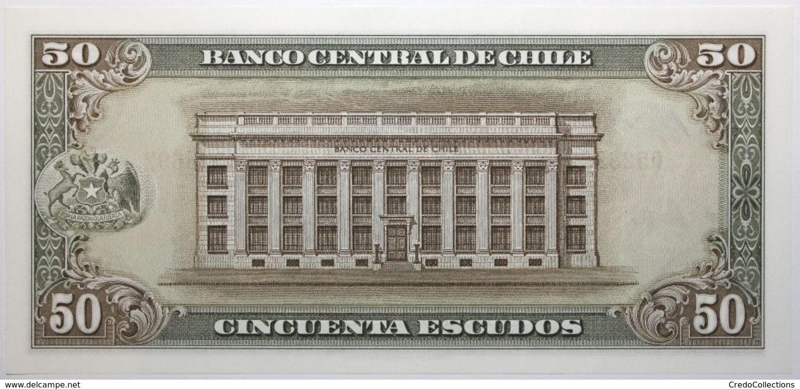 Chili - 50 Escudos - 1970 - PICK 140b.1 - NEUF - Chili