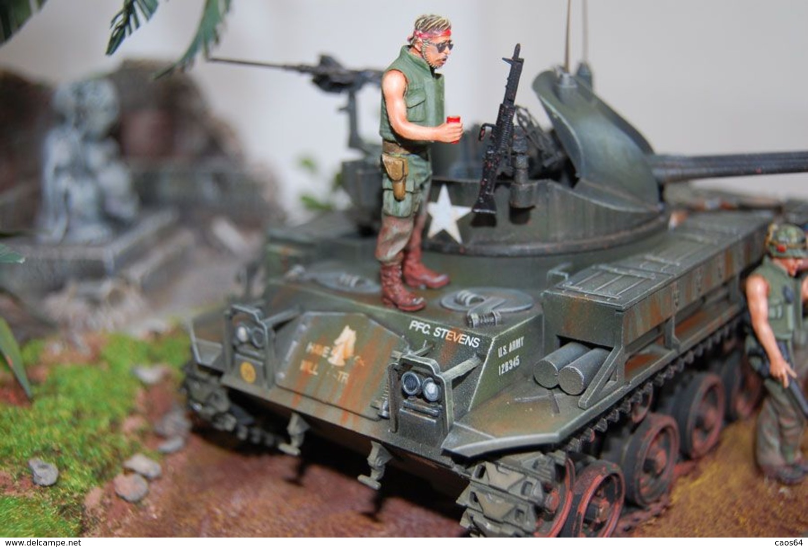 VIETNAM WAR M42 DUSTER TAMIYA VERLINDEN 1/35 DIORAMA