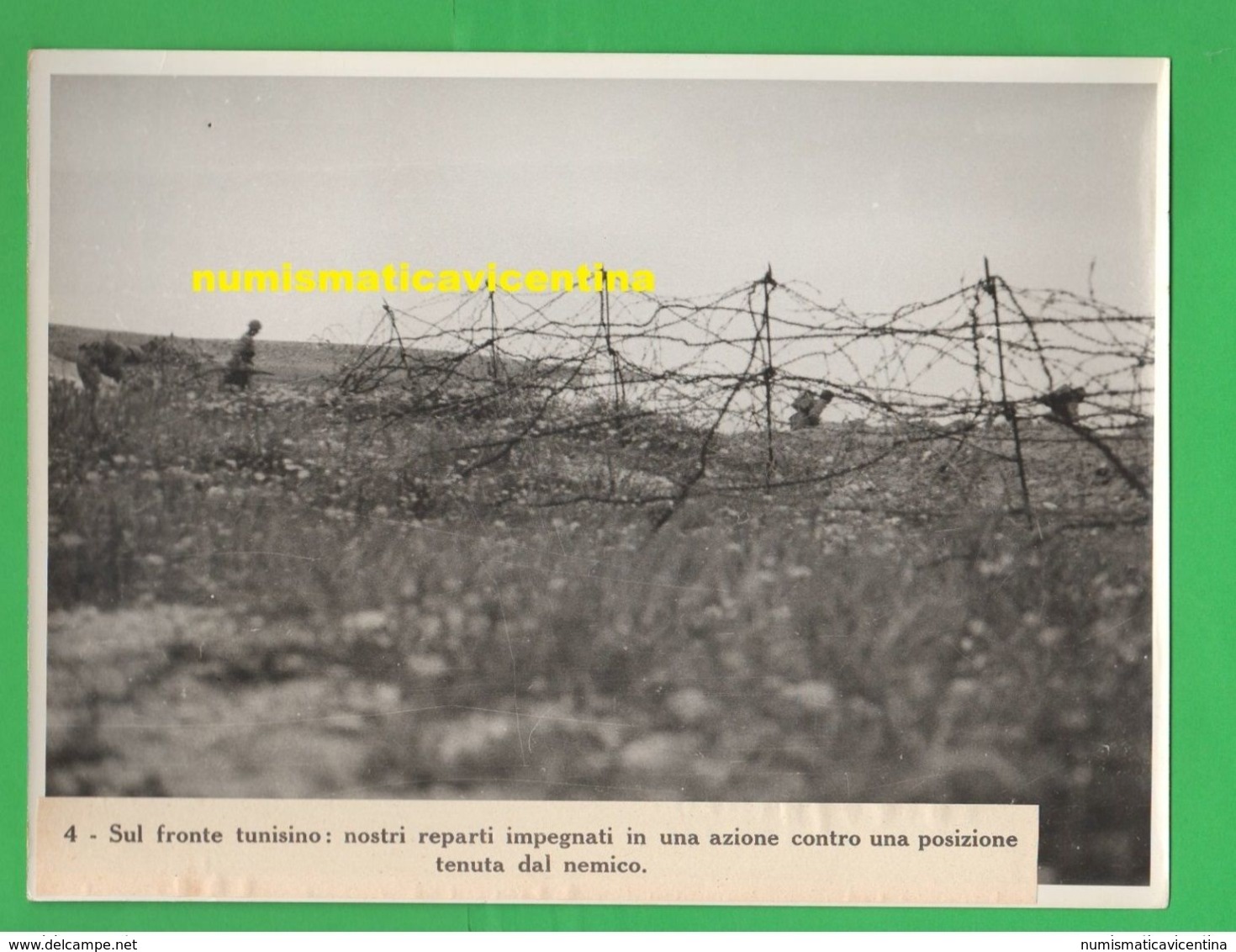 Tunisia Front Fanteria Lanciafiamme Filo Spinato Reticolati  Foto Anni '40 - Krieg, Militär