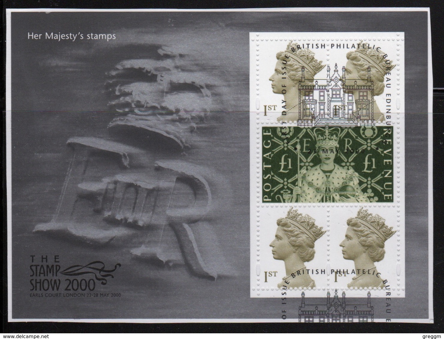 GB 2000 Mini Sheet Celebrating Stamp Show 2000 Stamp Exhibition. - Blocks & Kleinbögen