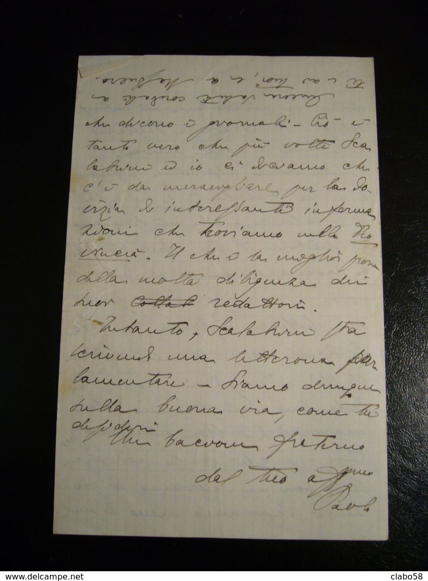 ORIGINALE LETTERA MANOSCRITTA INTESTATA  CAMERA DEI DEPUTATI GIUNTA GENERALE DEL BILANCIO  REGNO D'ITALIA 1893 - Manuscrits