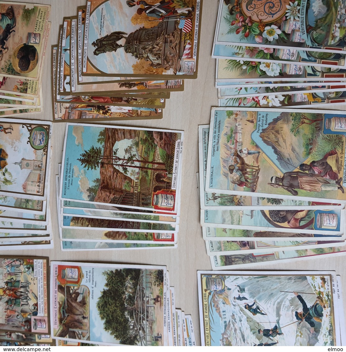 CHROMO Liebig - Lot Collection - 9 Sets Complets - 54 Cards - Rochers , L'Australie , ... - Liebig