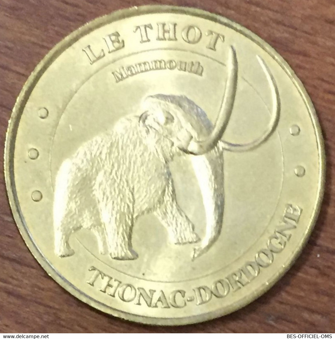 24 LE THOT MAMMOUTH THONAC DORDOGNE MDP 2005 MEDAILLE SOUVENIR MONNAIE DE PARIS JETON TOURISTIQUE MEDALS COINS TOKENS - 2005