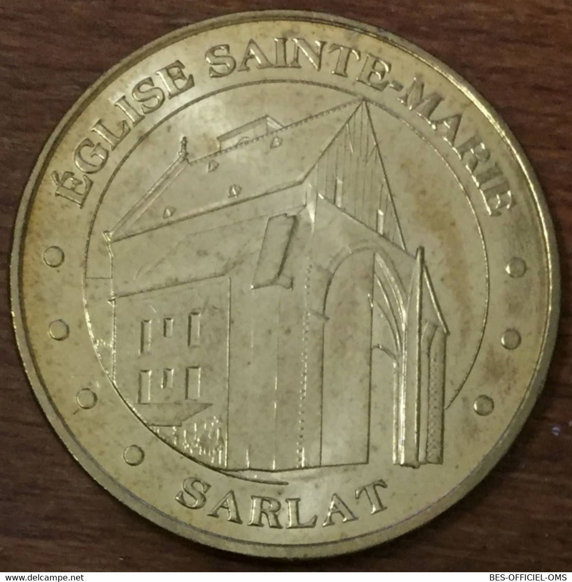 24 SARLAT ÉGLISE SAINTE-MARIE MDP 2011 MEDAILLE SOUVENIR MONNAIE DE PARIS JETON TOURISTIQUE MEDALS COINS TOKENS - 2011