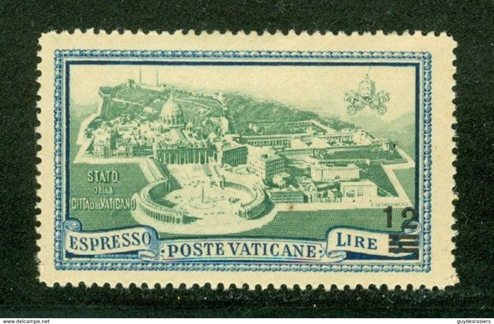 Vatican; Scott # E-8, Livraison Spéciale / Special Delivery; Neuf, Trace De Charnière  (9281) - Taxes