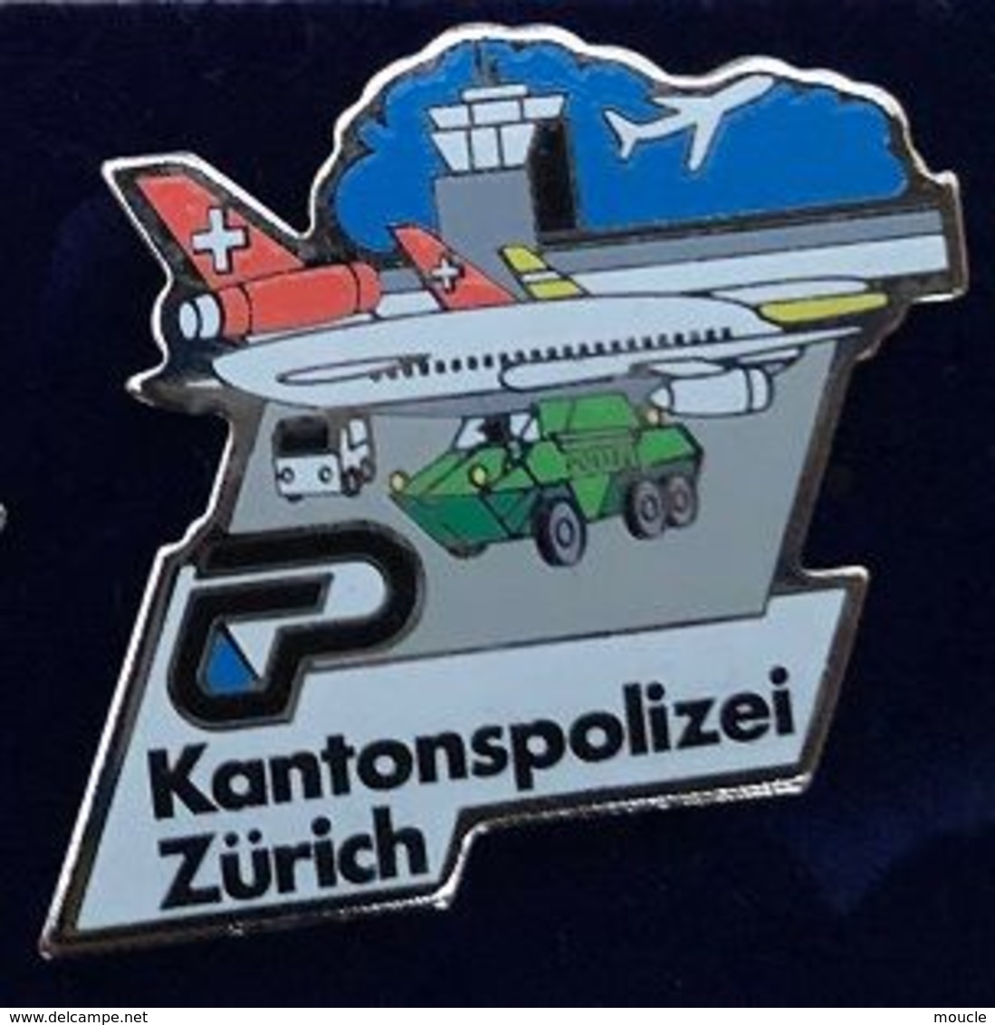 KANTONPOLIZEI ZÜRICH - SCHWEIZ - POLICE DU CANTON DE ZÜRICH - SUISSE - AVION - AIRPORT - AEROPORT - AEROPORTO -     (26) - Policia