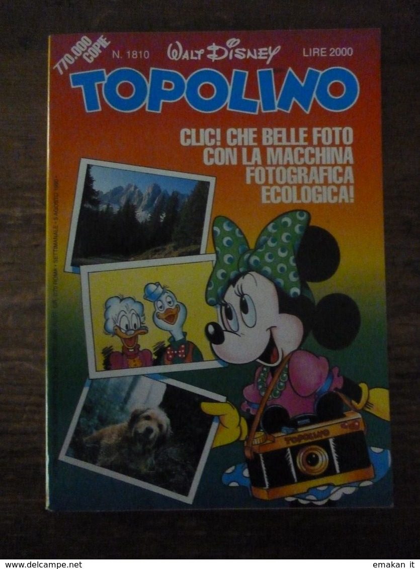 # TOPOLINO N 1810 - Disney
