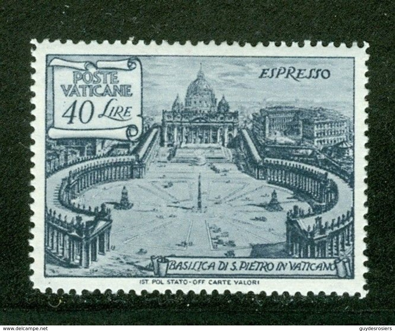 Vatican; Scott # E-11, Livraison Spéciale / Special Delivery; Neuf, Trace De Charnière  (9283) - Impuestos