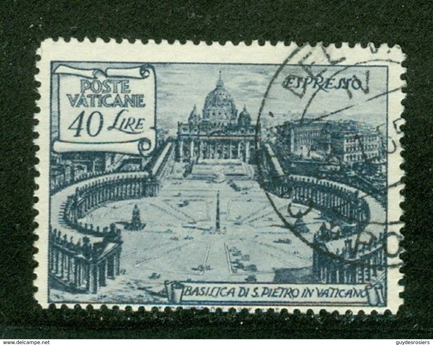 Vatican; Scott # E-11, Livraison Spéciale / Special Delivery; Usagé  (9284) - Taxes