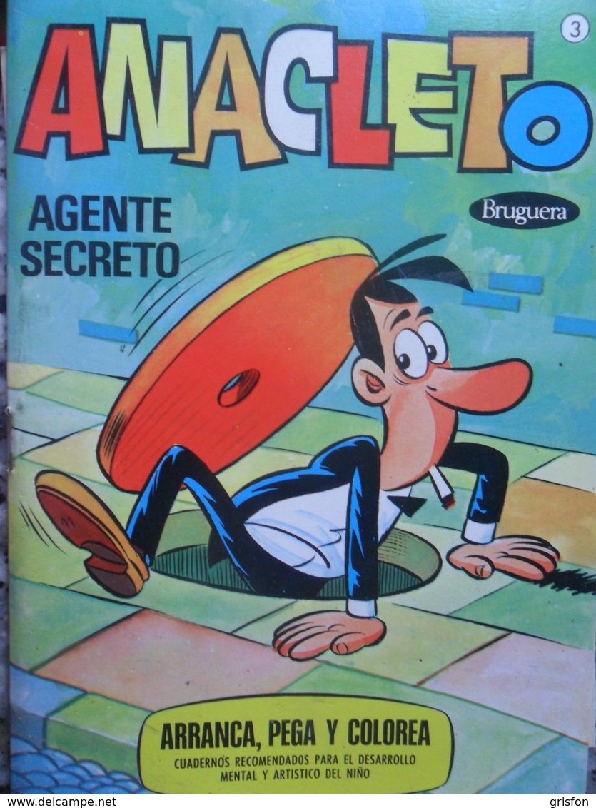 Bruguera Anacleto Agente Secreto Cut Out - Libros Infantiles Y Juveniles