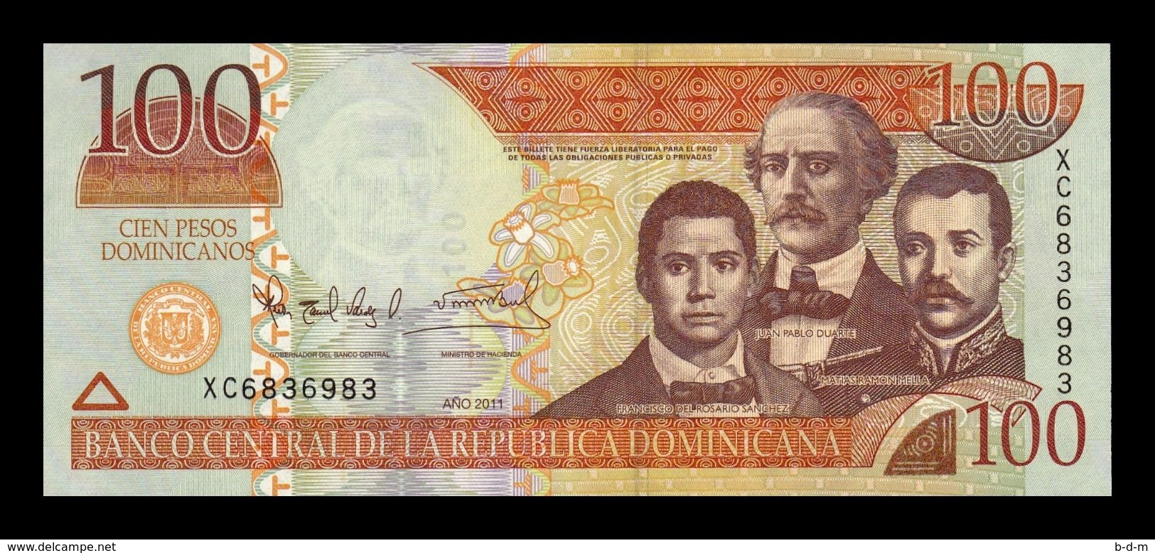 República Dominicana 100 Pesos Dominicanos 2011 Pick 184a SC UNC - Repubblica Dominicana