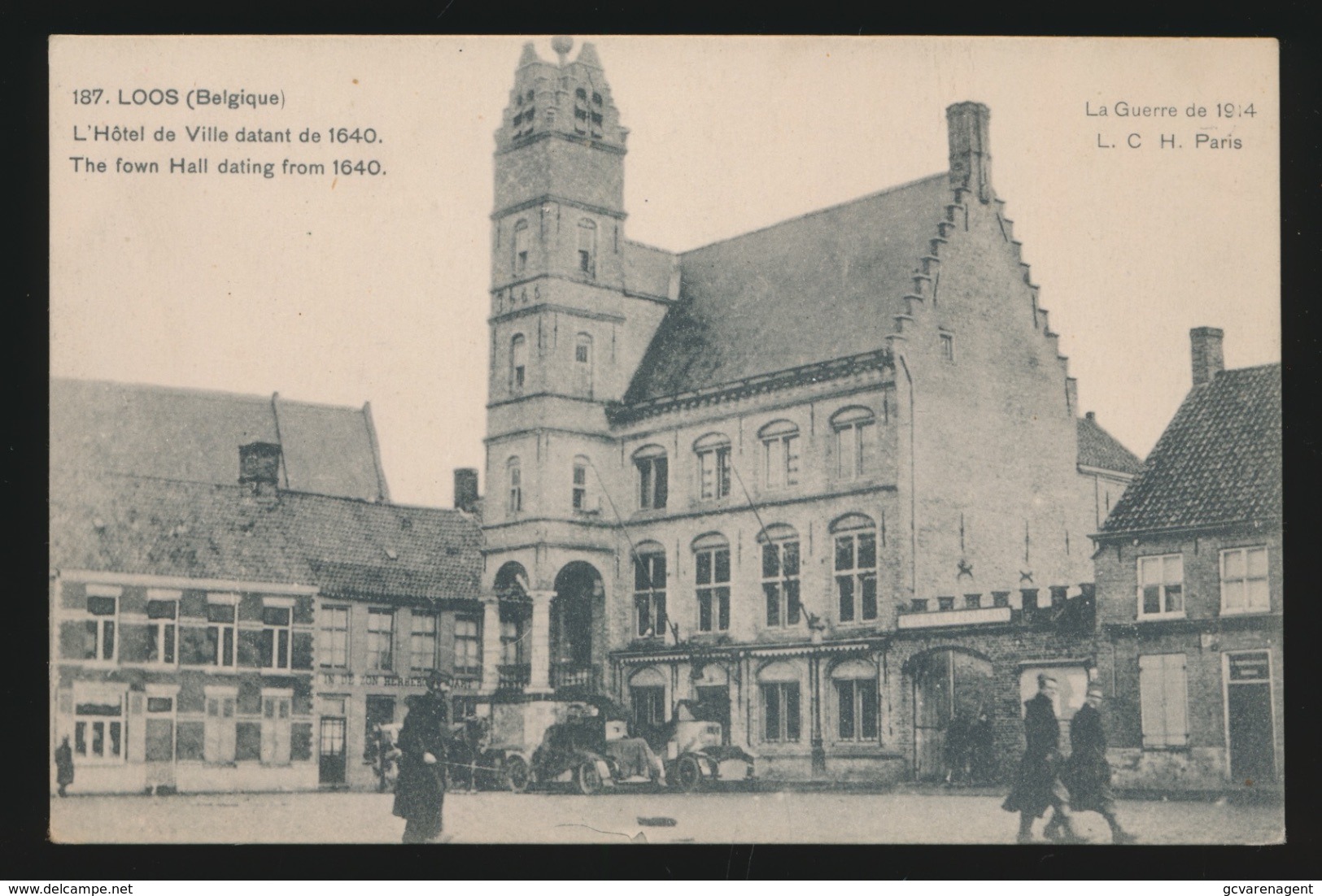 LOOS  L'HOTEL DE VILLE DATAND DE 1640 - Borgloon