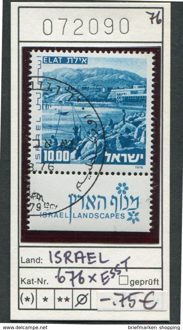 Israel - Michel 676x - Oo Oblit. Used Gebruikt - Gebraucht (mit Tabs)