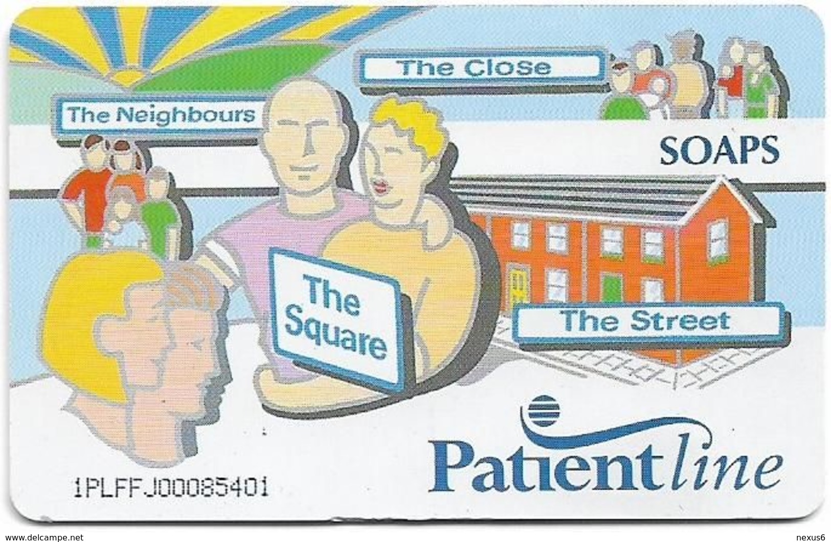 UK - Patientline - 1 Day TV Card (Purple & Yellow), Cn. 1PLFFJ, 3,5£, Used - [ 8] Ediciones De Empresas