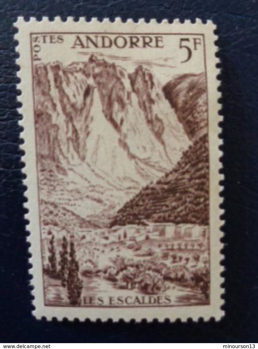 1955-58 ANDORE FRANCAIS Y&T N° 141 ** - PAYSAGE - Unused Stamps