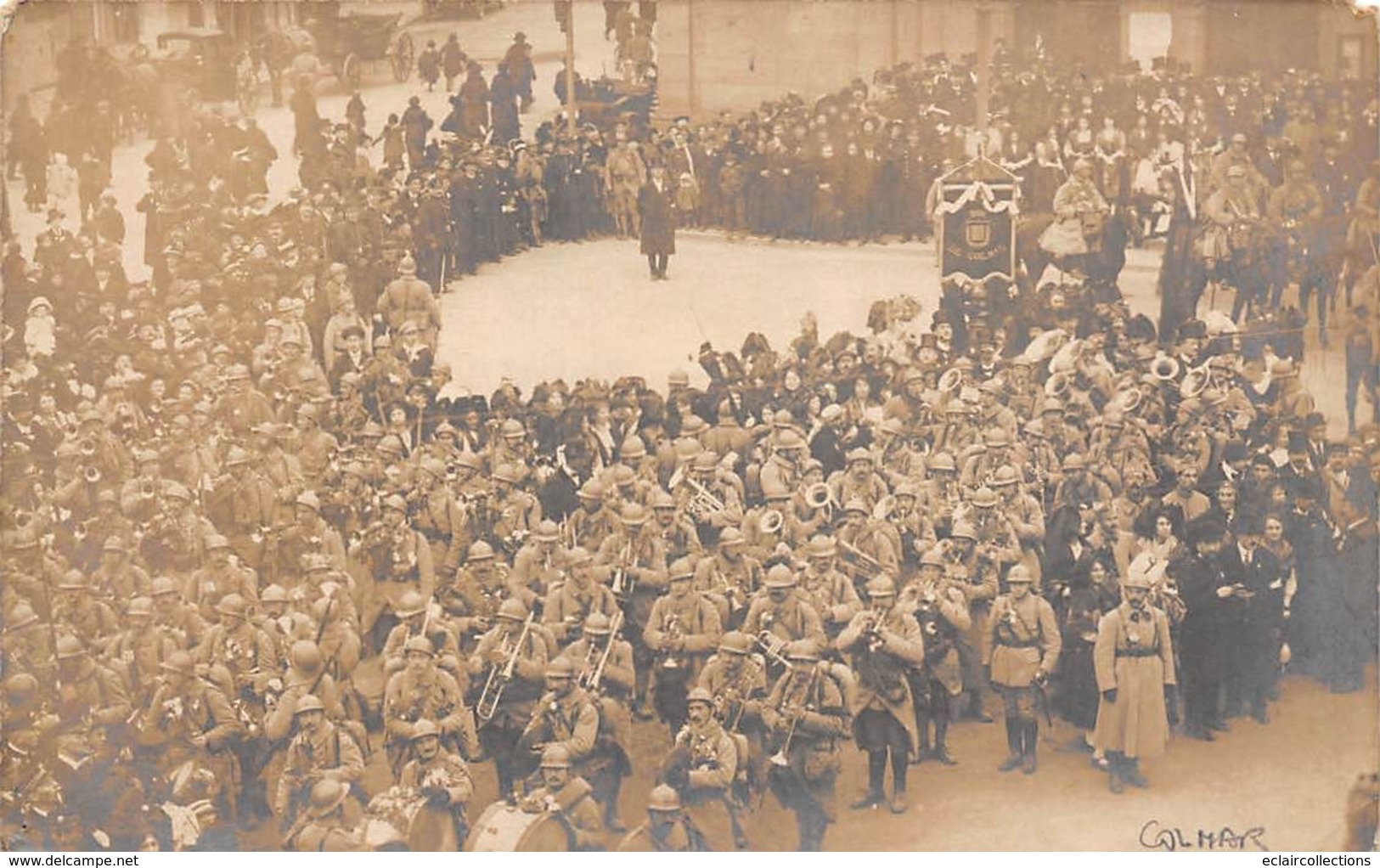 Colmar           68         Fanfare Militaire   Carte Photo  (voir Scan) - Colmar