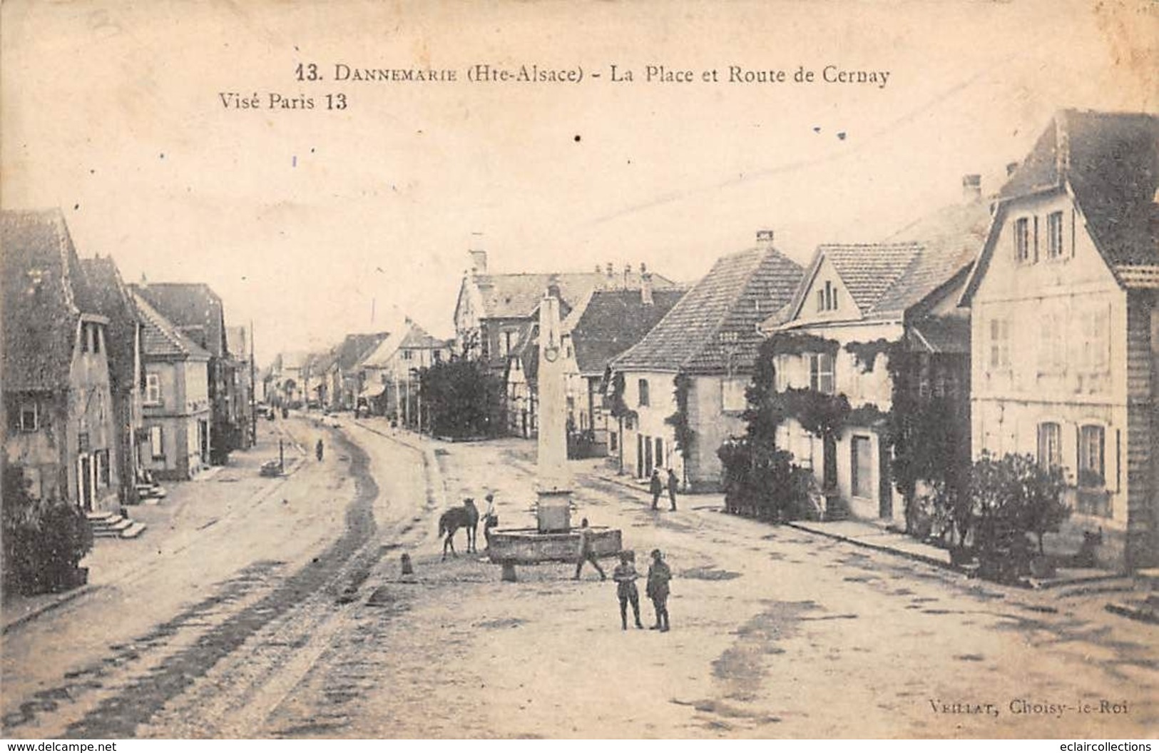Dannemarie          68        Place Et Route De Cernay       (voir Scan) - Dannemarie