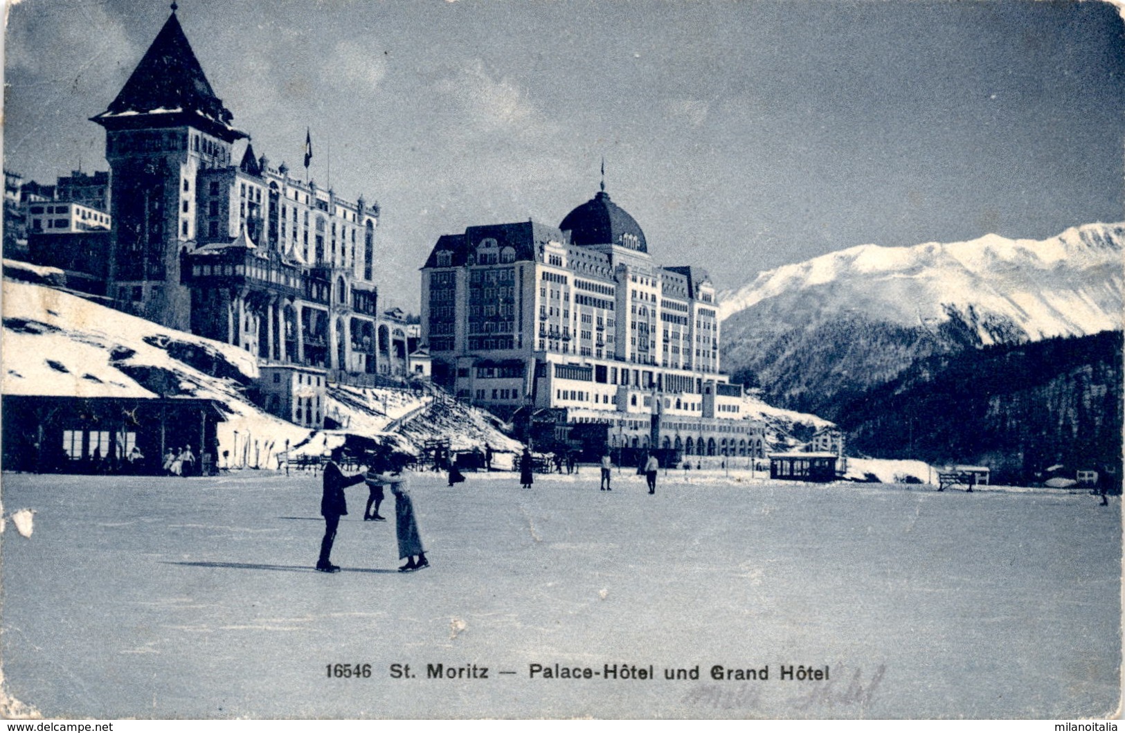 St. Moritz - Palace-Hotel Und Grand Hotel (16546) - Autres & Non Classés