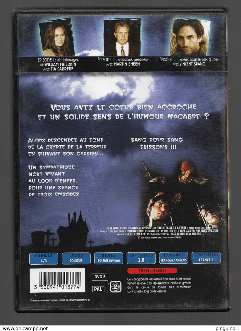 DVD Les Contes De La Crypte 9 - Horreur