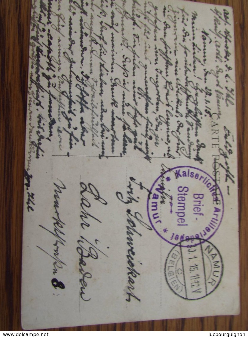 5 Cartes Postales En Feldpost De NAMUR : Cachets Divers Et Différents (1914-15) - Sonstige & Ohne Zuordnung
