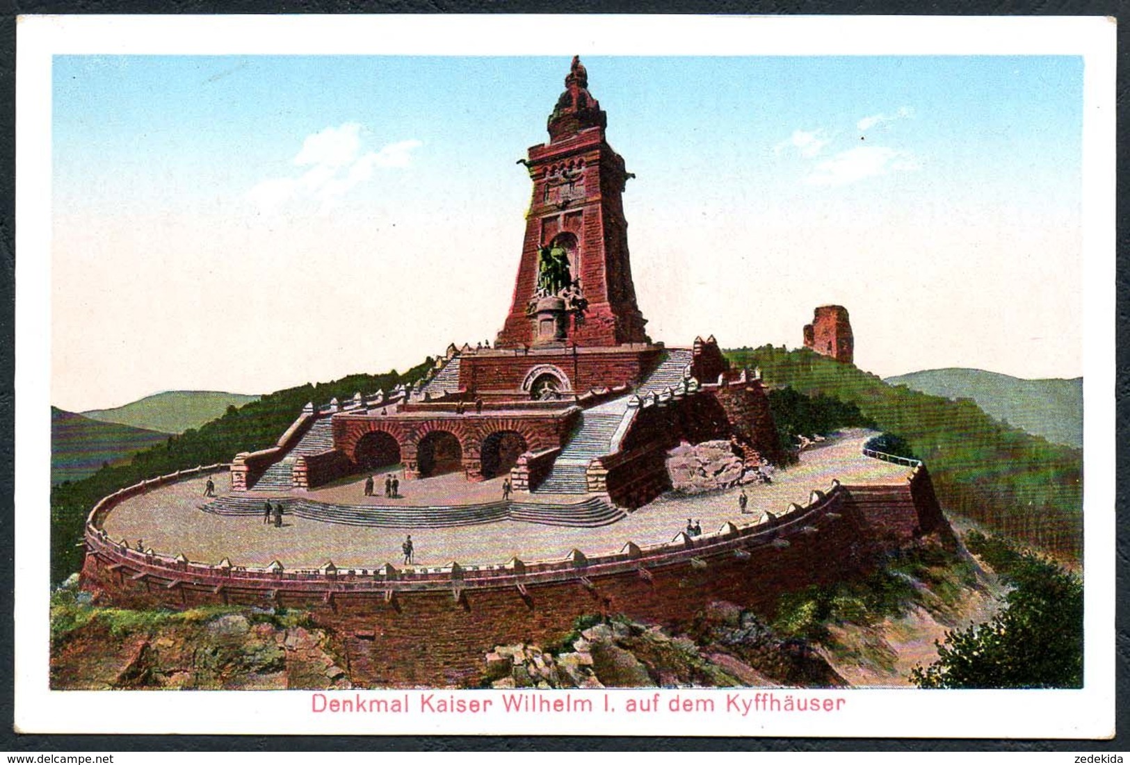 D8174 - Kyffhäuser Kaiser Wilhelm Denkmal - Louis Glaser - Stempel - Monuments