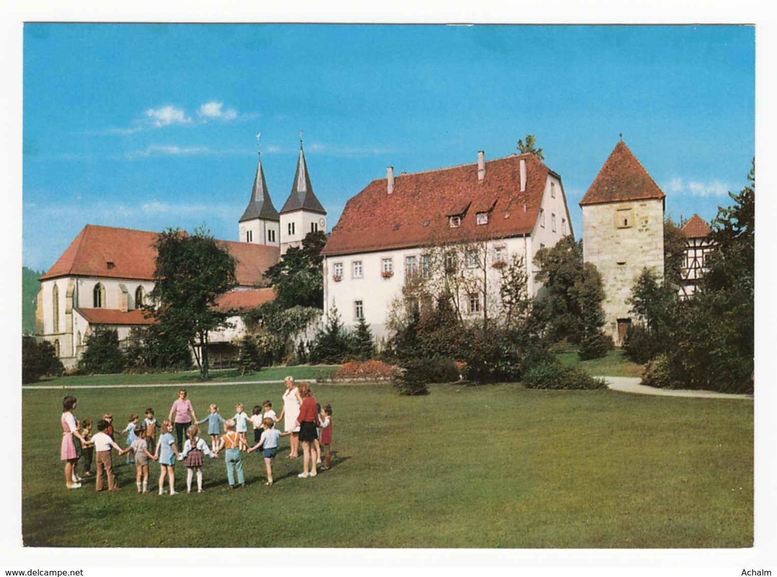 Murrhardt Im Rems-Murr-Kreis - Stadtkirche Mit Oetinger-Pfarrhaus U. Hexenturm (1) - Waiblingen