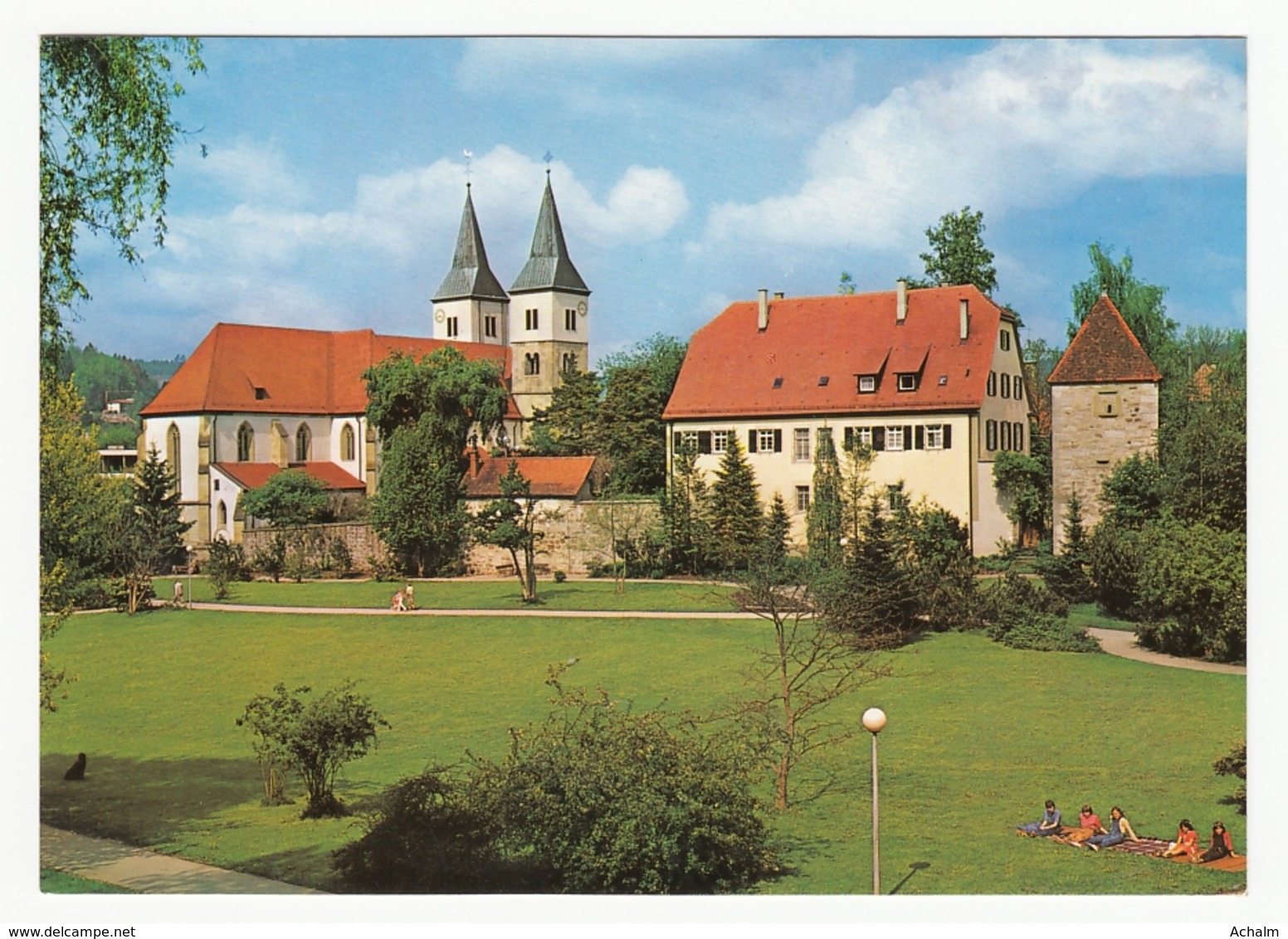 Murrhardt Im Rems-Murr-Kreis - Stadtkirche Mit Oetinger-Pfarrhaus U. Hexenturm - Waiblingen