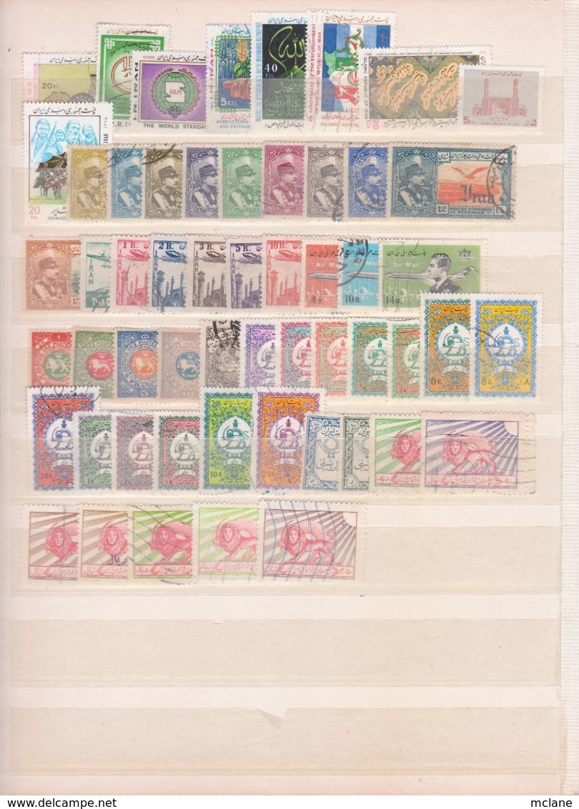 Lot Timbres Iran ( 436 ) - Collezioni (in Album)