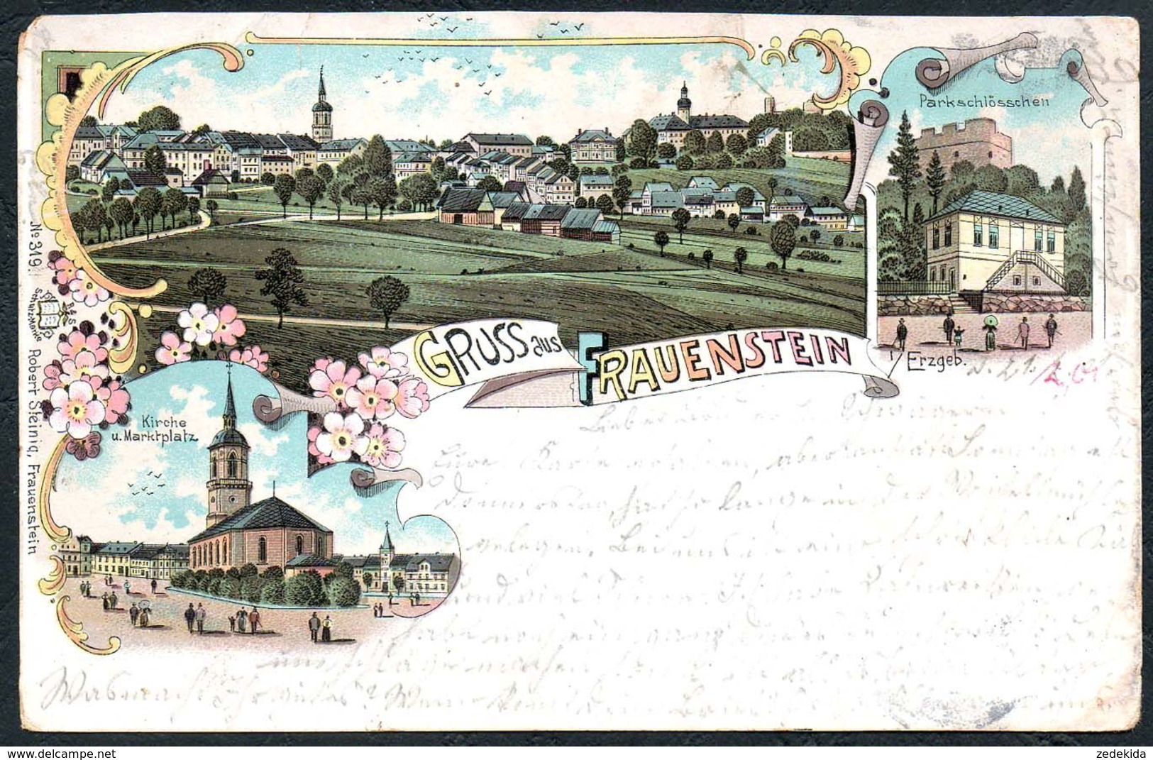 D8183 - Litho Frauenstein - Robert Steinig - Frauenstein (Erzgeb.)