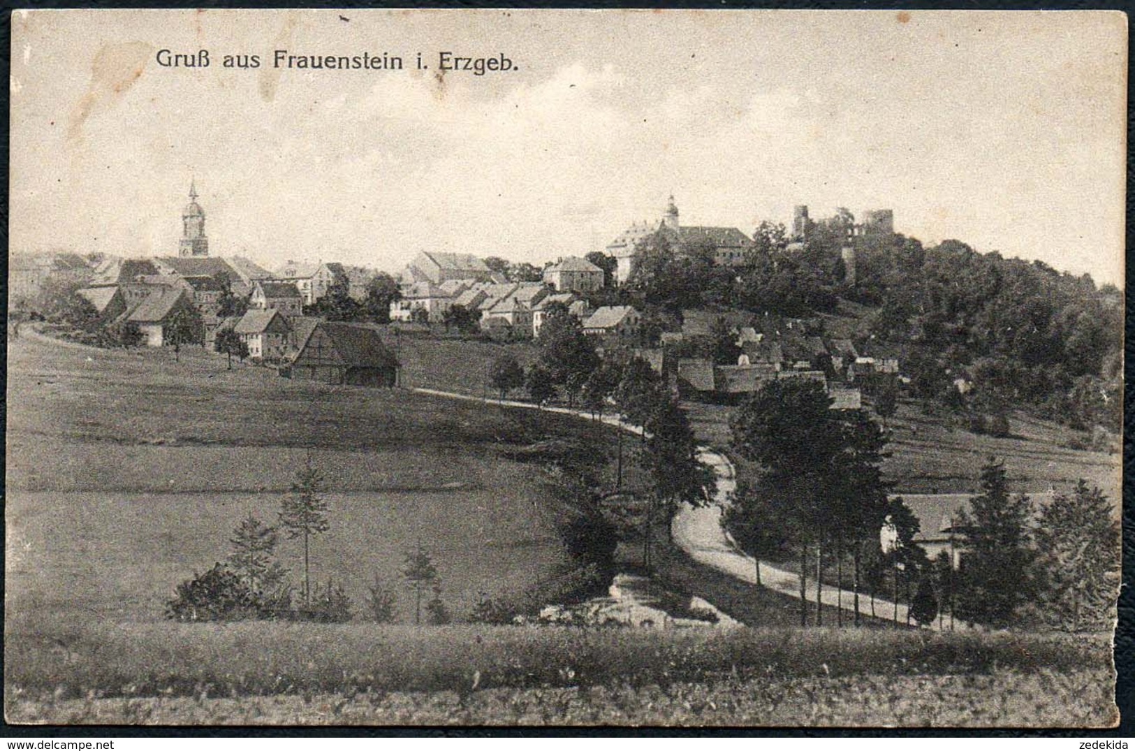 D8194 - Frauenstein Gruß Aus - - Robert Steinig - Frauenstein (Erzgeb.)