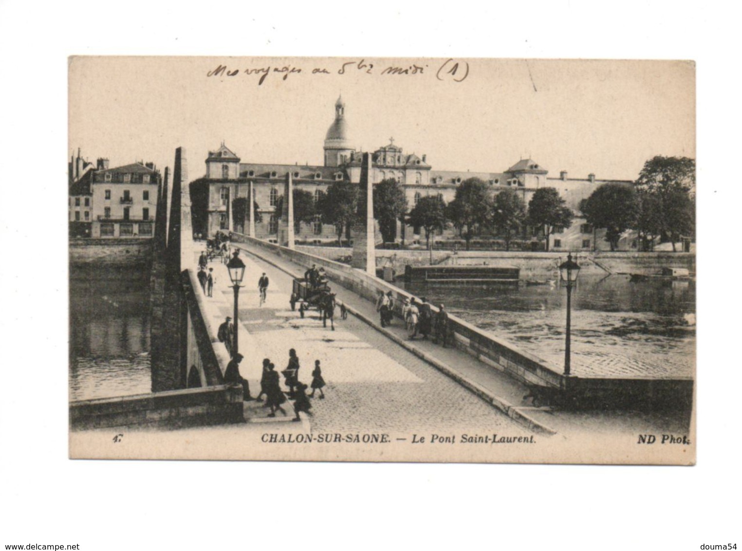 CHALON SUR SAONE (71) - Le Pont St Laurent - Chalon Sur Saone
