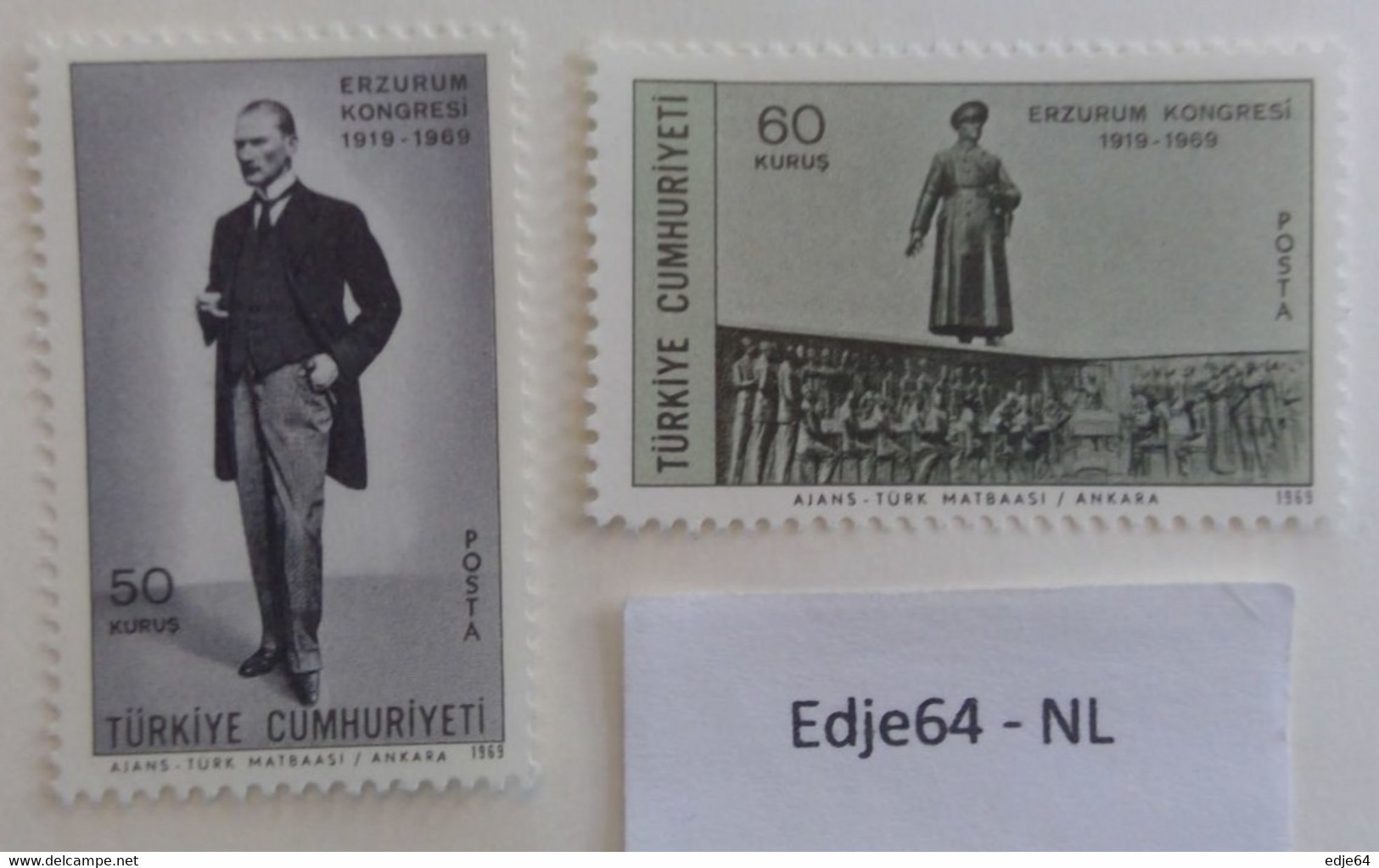 Turkije 1969 50 Jaar Erzurum Congres - Nuevos