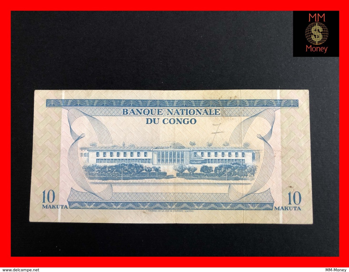 CONGO 10 Makuta  21.1.1970   P. 9   VF - Repubblica Democratica Del Congo & Zaire