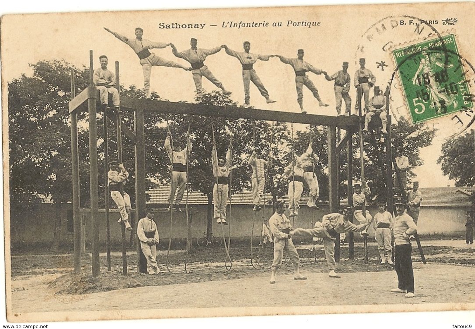 69 -   SATHONAY - L'Infanterie Au Portique   24 - Autres & Non Classés