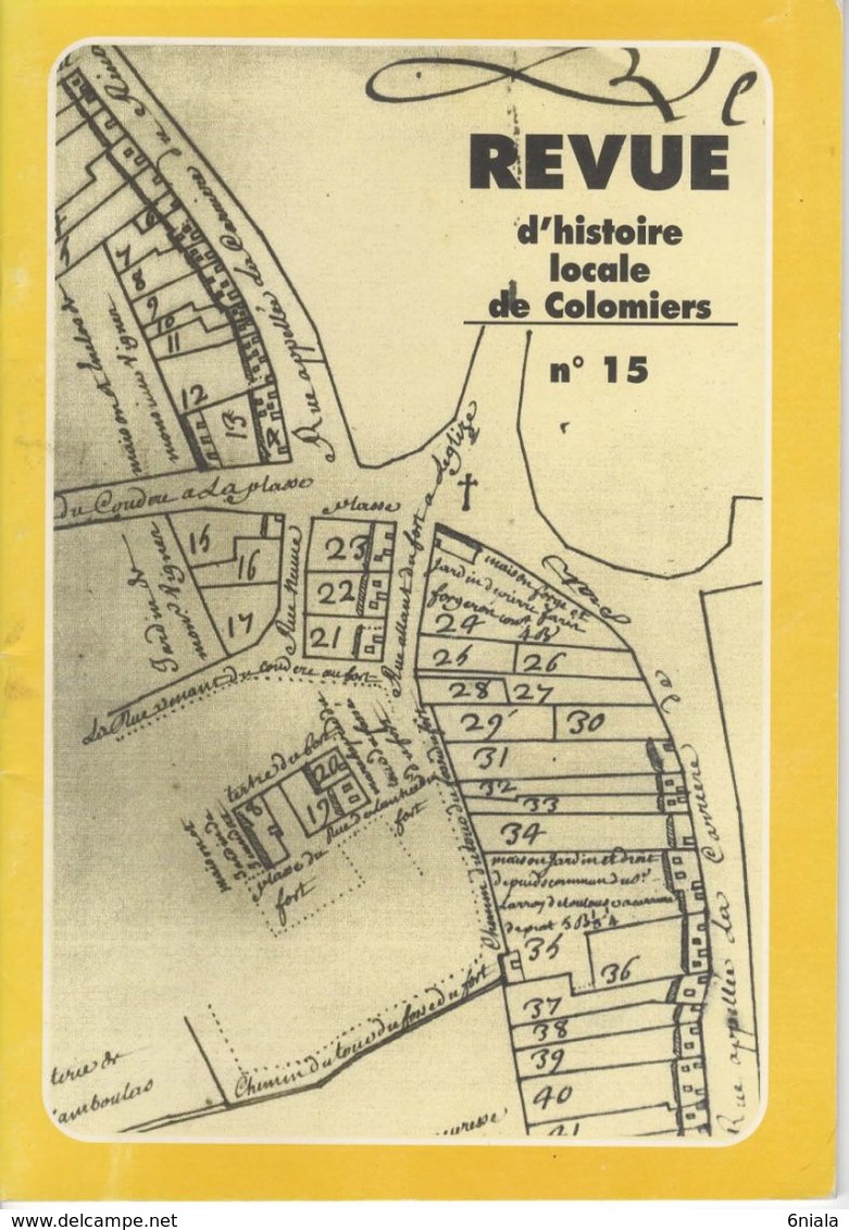 562 31 HAUTE GARONNE  Revue  Histoire Locale COLOMIERS N°15 - Midi-Pyrénées